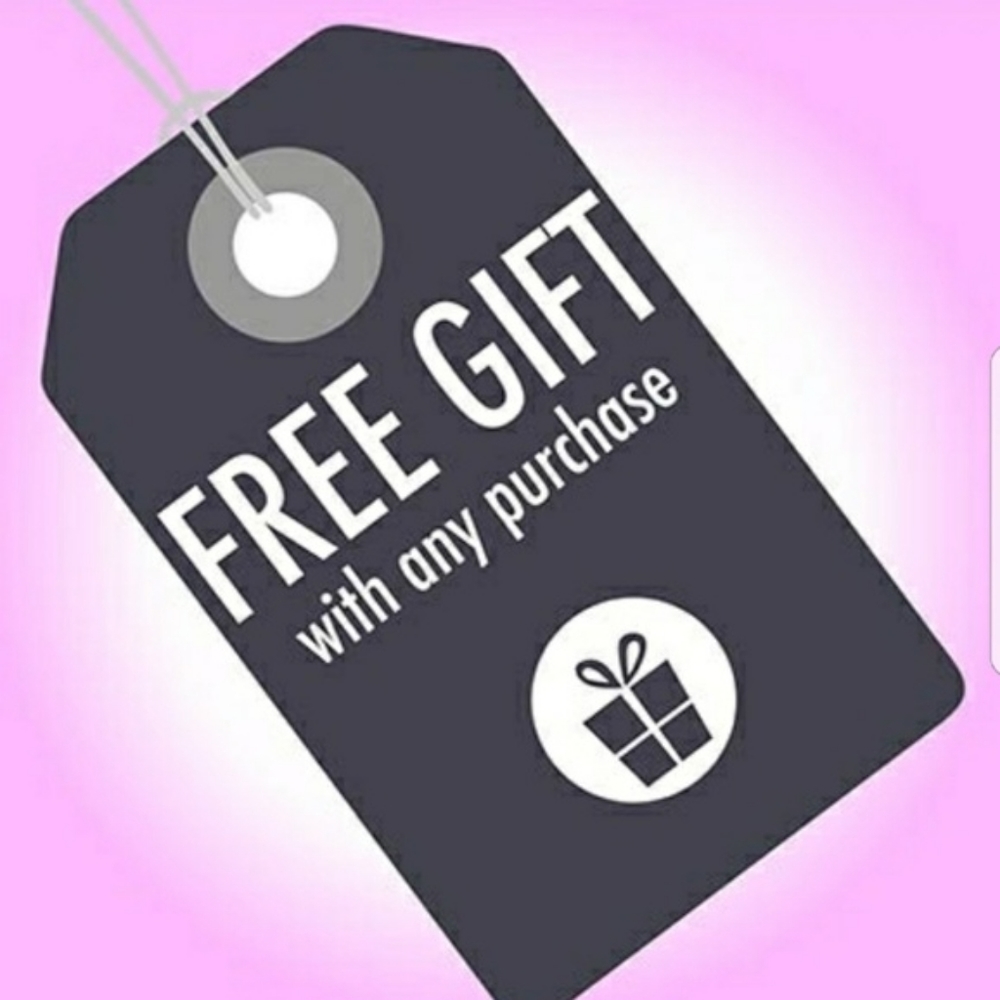Free Makeup item with every cosmetic item!
